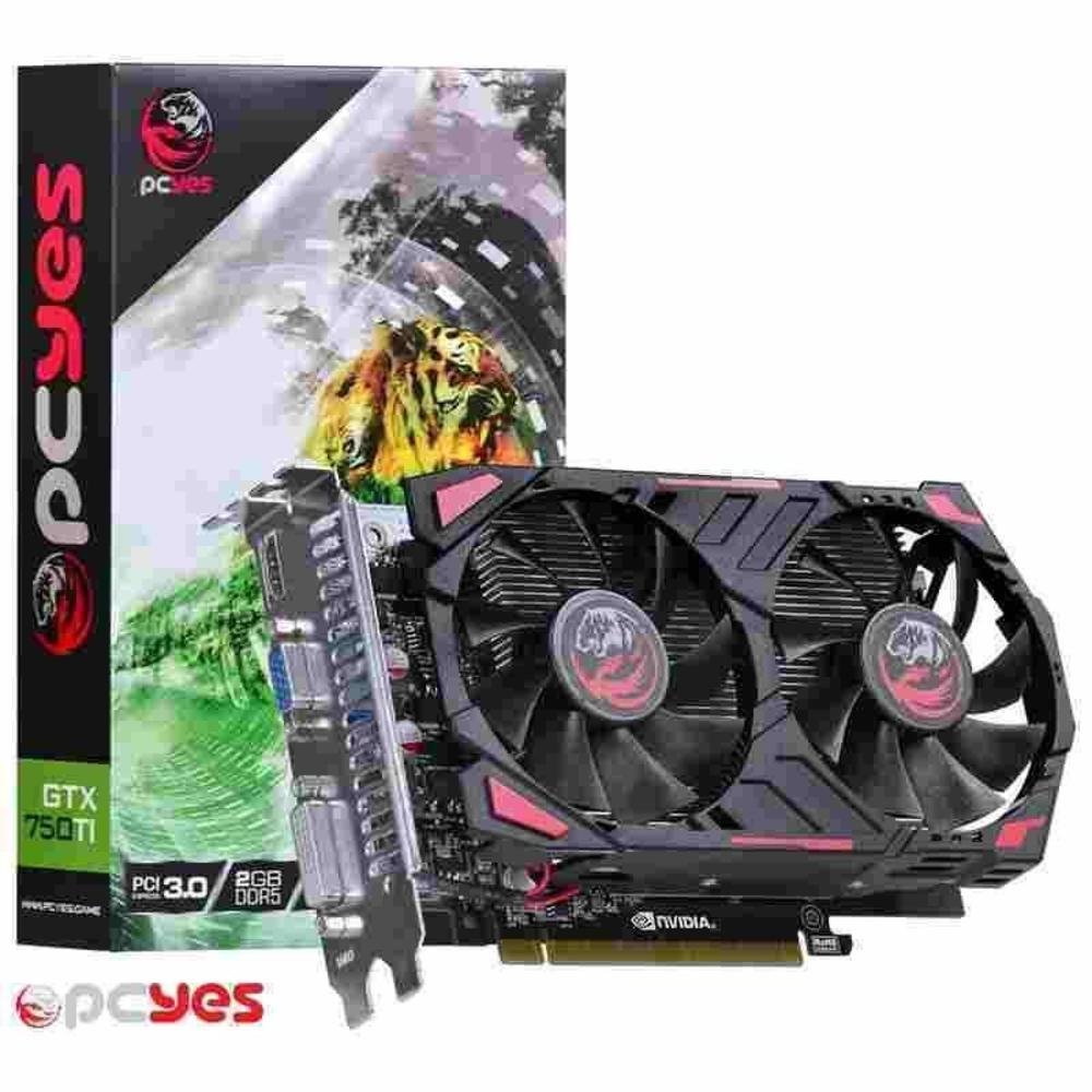 Placa De Video 2gb Gf Gtx750ti PCi-e PCyes 128bits Ddr5 Pa750tir5df 4