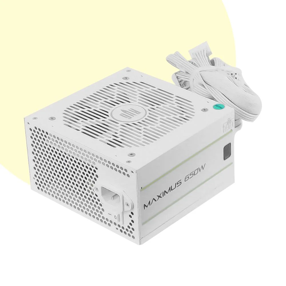 Imagem 4 de 5 do produto Fonte Atx Alimentação 650w RGB Silencioso 80 Plus Bronze Pfc