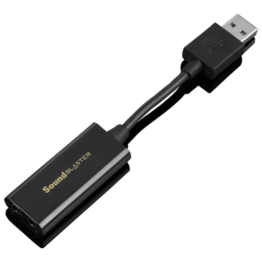 Placa De Som Creative Sound Blaster Play 3 Usb Cor: Preto