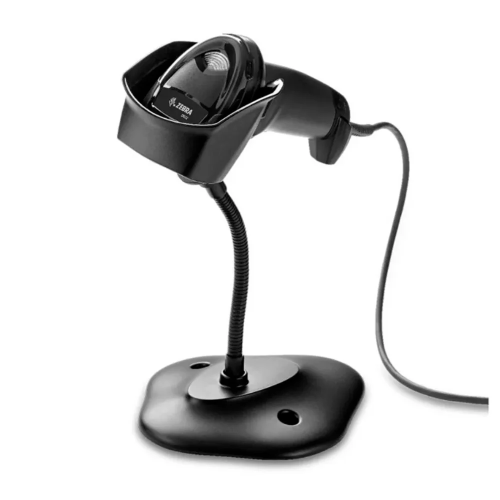 Leitor De Codigo De Barras Zebra Ds2208 Com Suporte - Sr7u2100sgw