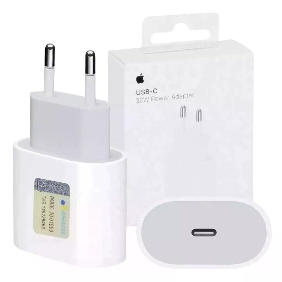 Carregador Fonte Apple Ipad Iphone Usb-c 20w   Anatel - Muvu3bz/a