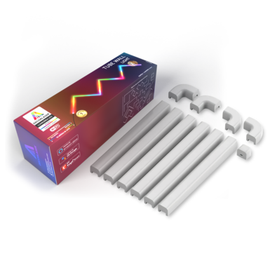 Luminária de Parede Tubos Led Inteligente Wifi Alexa e Ok Google + App Tuya Smart
