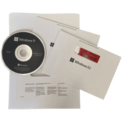 Microsoft Windows 11 Pro 64 Bits Português - 1 PK Envelope, Selo Coa, Mídia (DVD), Lacrado