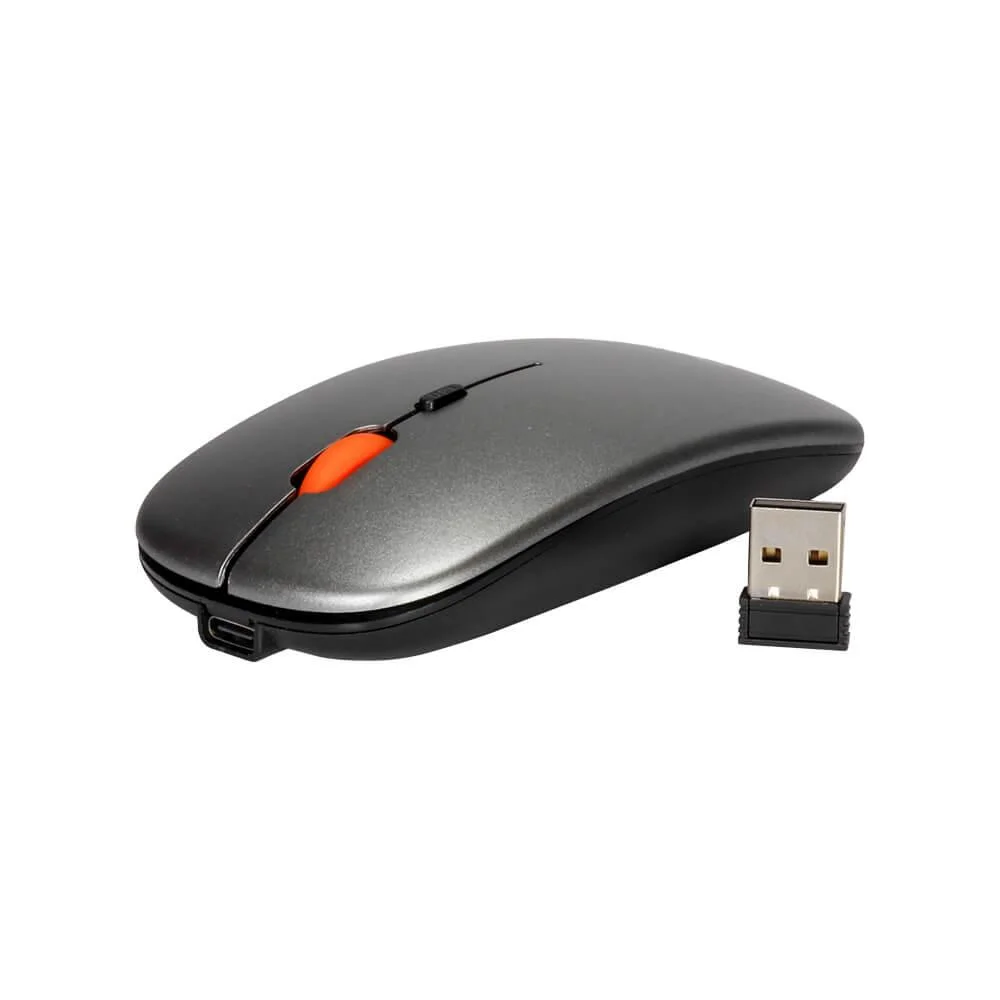 Imagem 2 de 5 do produto Mouse S/ Fio Oex Dual Mode Ms603 Cinza
