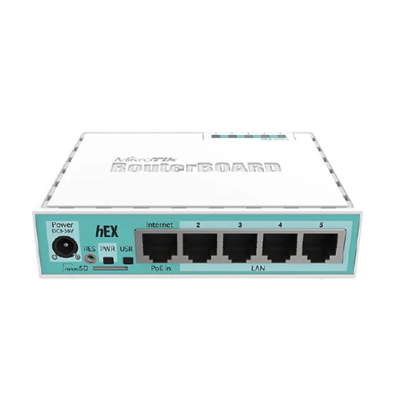 Roteador MikroTik hEX RB750Gr3 Gigabit 5 Portas RouterOS