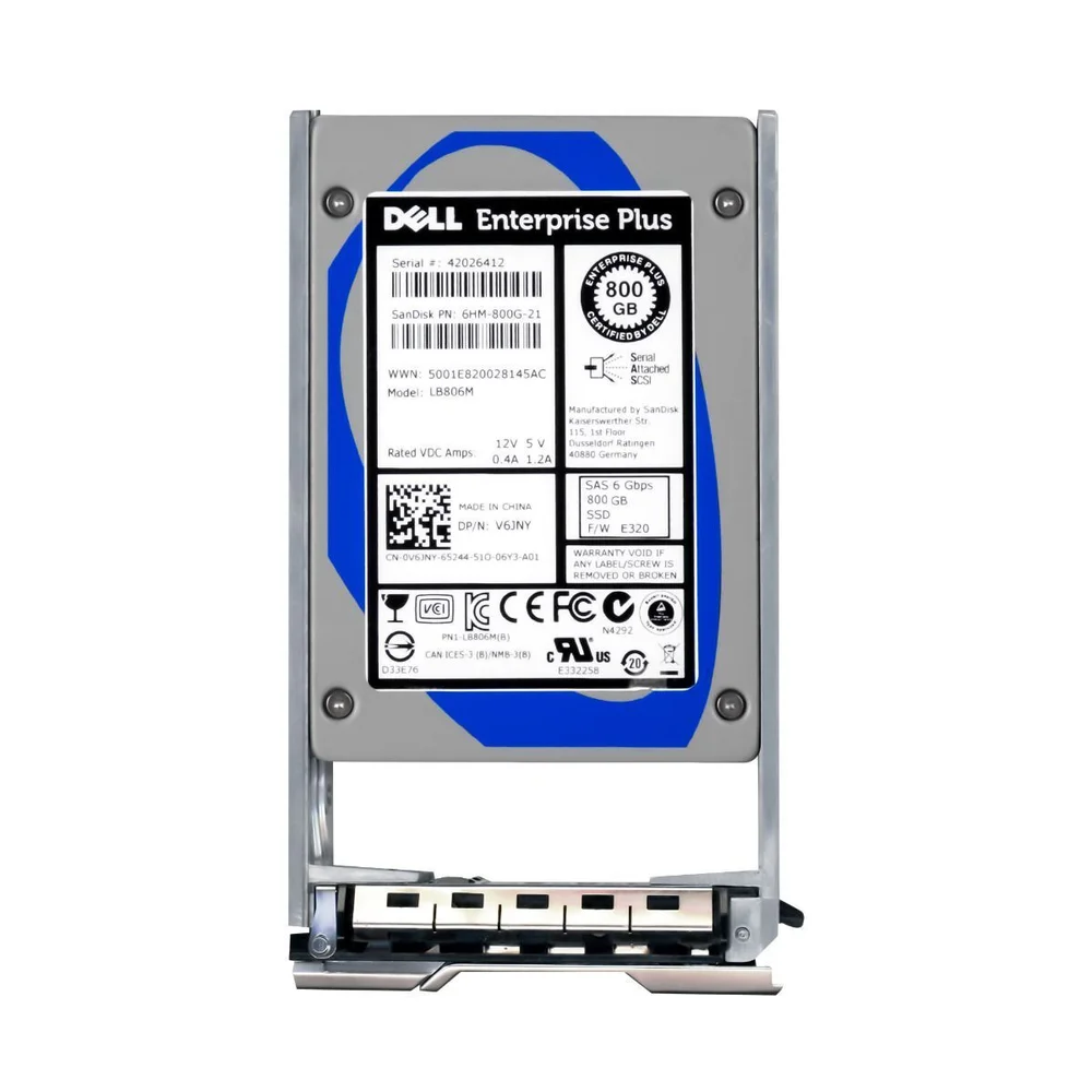 SSD Sas Dell 800gb 0v6jny V6jny 6hm-800g-21 41793224