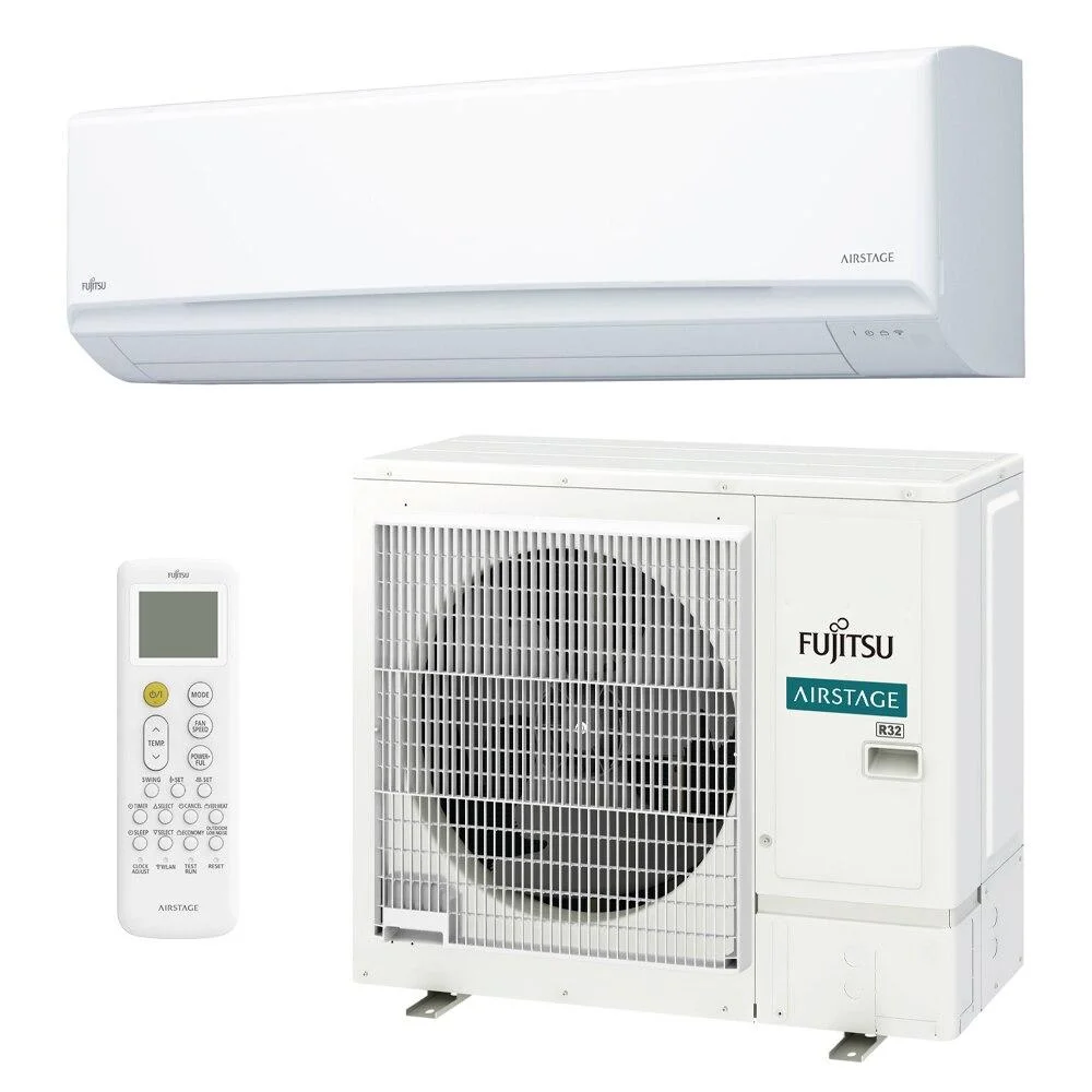 Imagem 1 de 5 do produto Ar-condicionado Split Inverter 27000 Btus Fujitsu Airstage Com Sensor High Wall Só Frio Asbh27cmta/aobh27cmta 220v