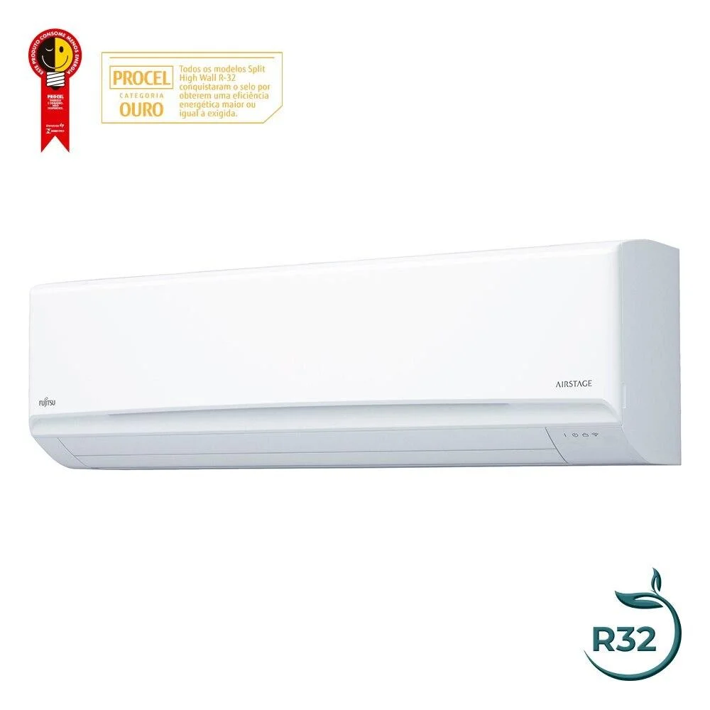Imagem 4 de 5 do produto Ar-condicionado Split Inverter 27000 Btus Fujitsu Airstage Com Sensor High Wall Só Frio Asbh27cmta/aobh27cmta 220v