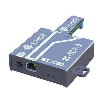 Conversor De Rede Para 1 Saída Serial Rs232 E 1 Serial Rs485 Comm5 2s-tcp-485-2