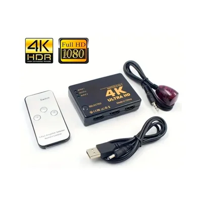 Switch HDMI 3 Em 1 C/ Controle Remoto - Ac2927