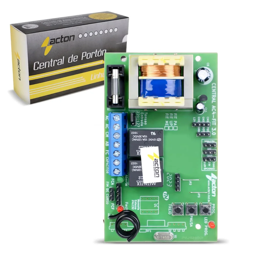 Central Para Motor De Portão Acton Ac4 Flex Price