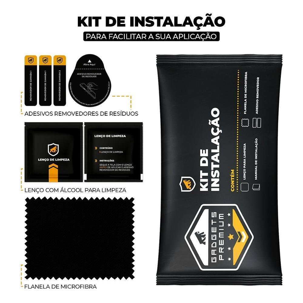 Imagem 3 de 4 do produto Película Para Tcl 305i - Traseira De Fibra De Carbono Preta - Gshield