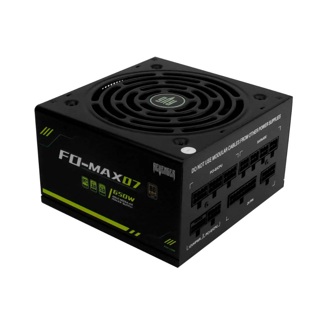 Fonte De Alimentação Atx 650w 80 Plus Gold Modular Pfc Ativo Power Supply
