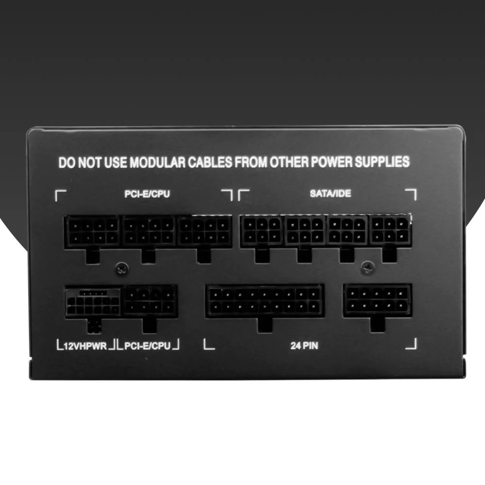 Imagem 3 de 5 do produto Fonte De Alimentação Atx 650w 80 Plus Gold Modular Pfc Ativo Power Supply