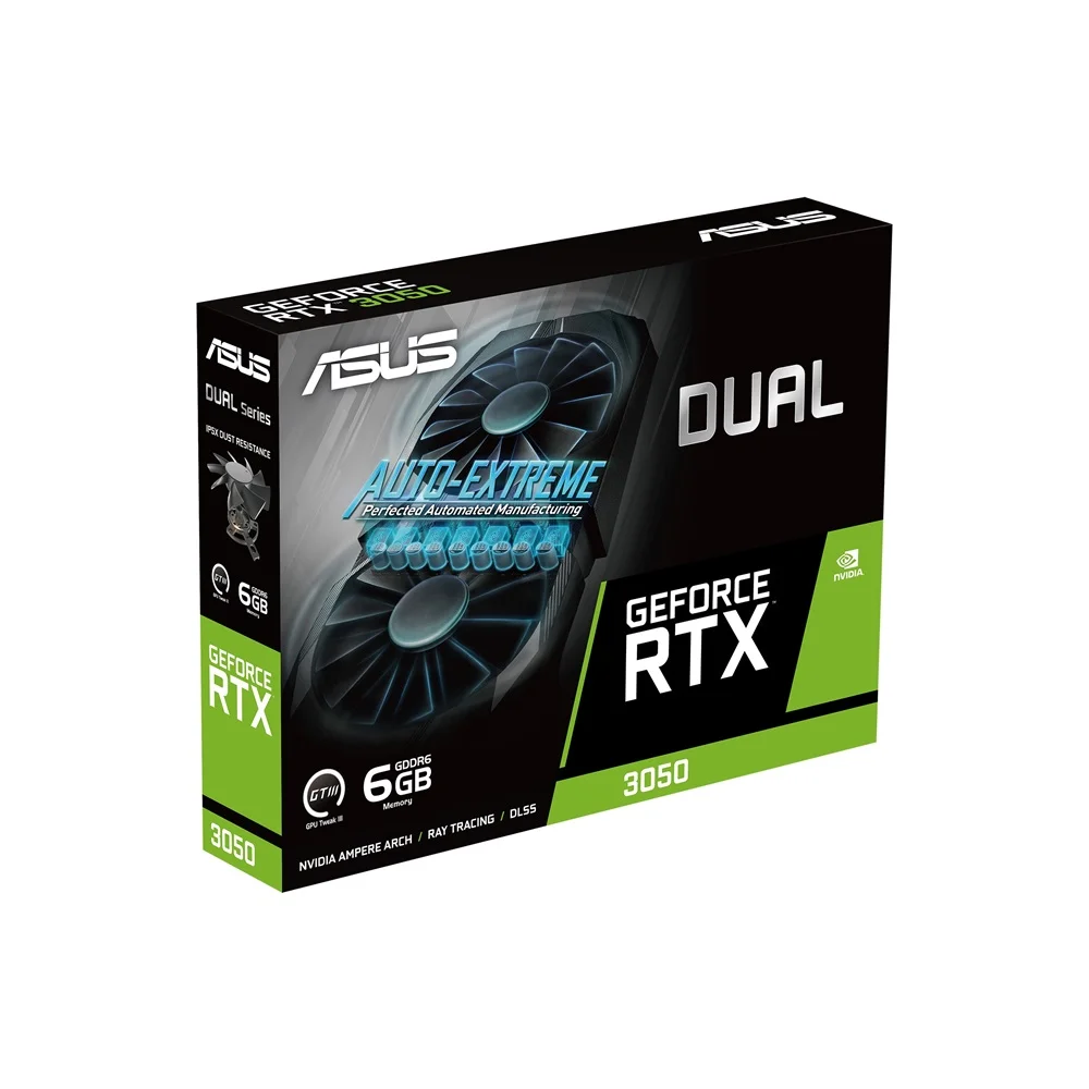 Placa de Vídeo Asus RTX 3050 OC Dual NVIDIA KaBuM