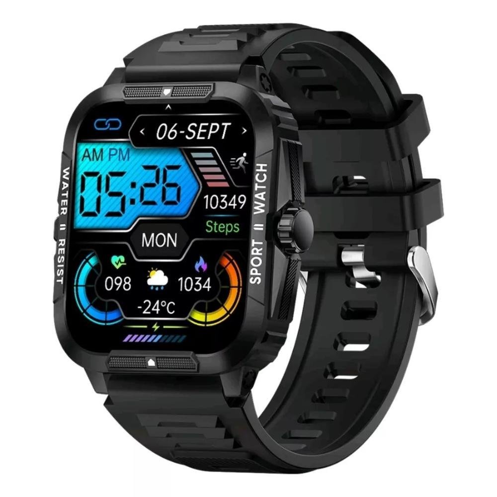 Smartwatch Colmi P76 Tela 1.96mm Resistente À Água