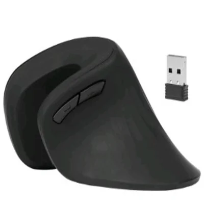 Mouse Óptico Vertical Mão Direita Bluetooth Com Bateria Recarregavel