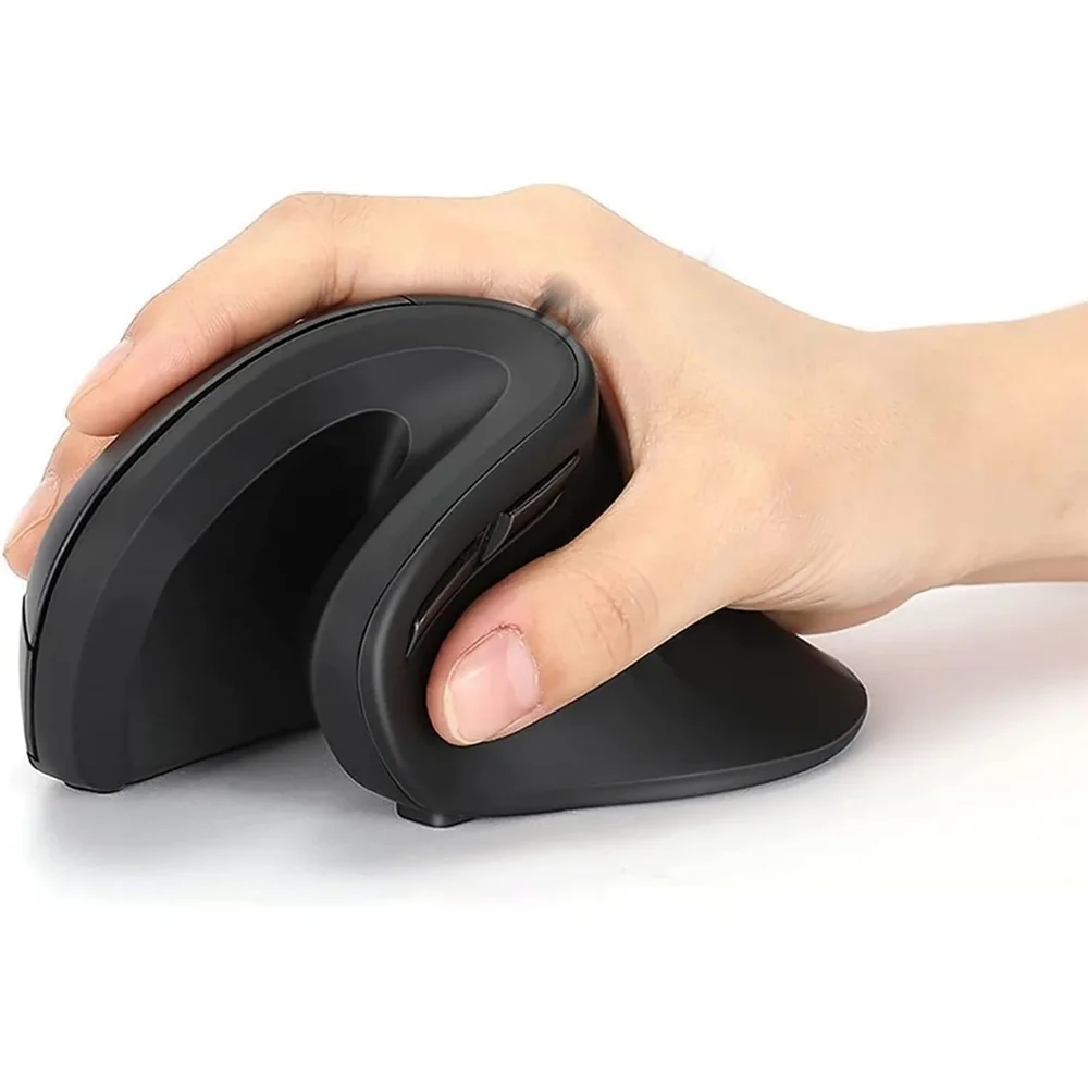 Imagem 5 de 5 do produto Mouse Óptico Vertical Mão Direita Bluetooth Com Bateria Recarregavel