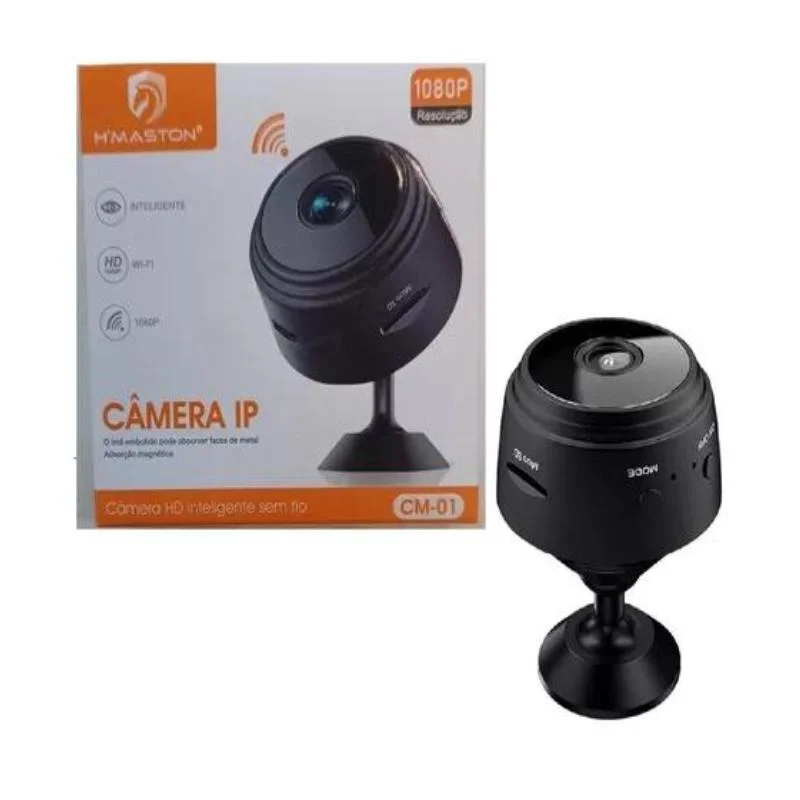 Camera Ip Hd Inteligente Sem Fio H´maston