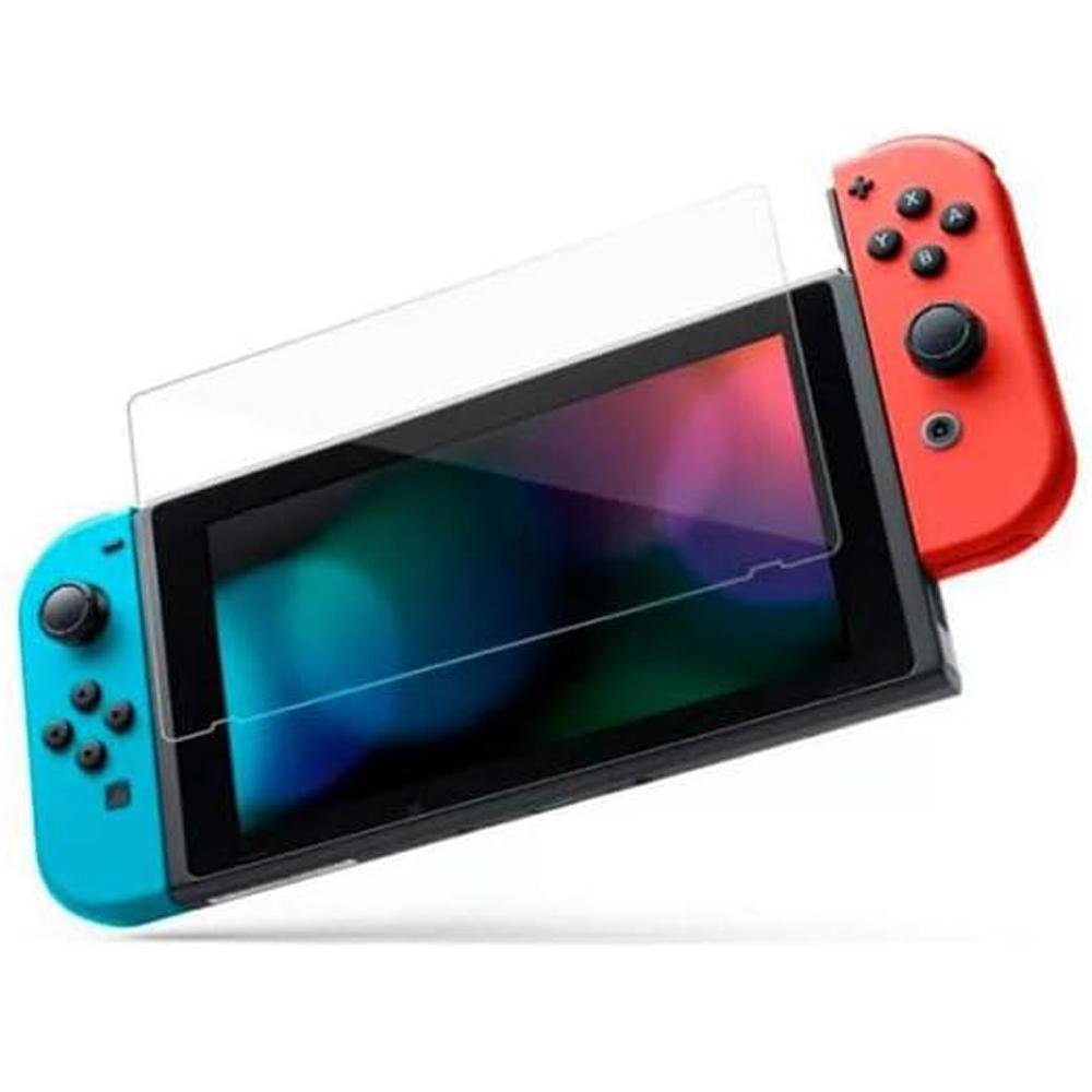 Imagem 3 de 5 do produto Kit 2 Peliculas De Vidro Temperado Resistente 0,3 Mm 9h Proteção Para Tela Visor Compatível Nintendo Switch