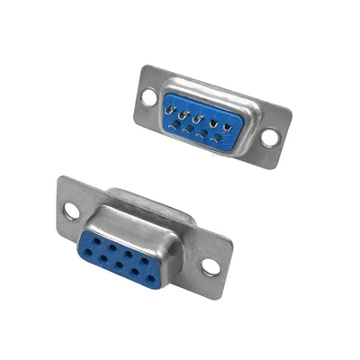 Conector Db-9 Serial Rs232 Fêmea Pacote Com 10 Peças 025-0009 Chip Sce