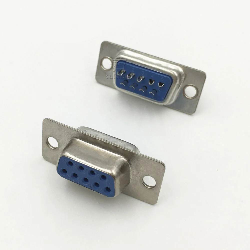 Imagem 4 de 4 do produto Conector Db-9 Serial Rs232 Fêmea Pacote Com 10 Peças 025-0009 Chip Sce