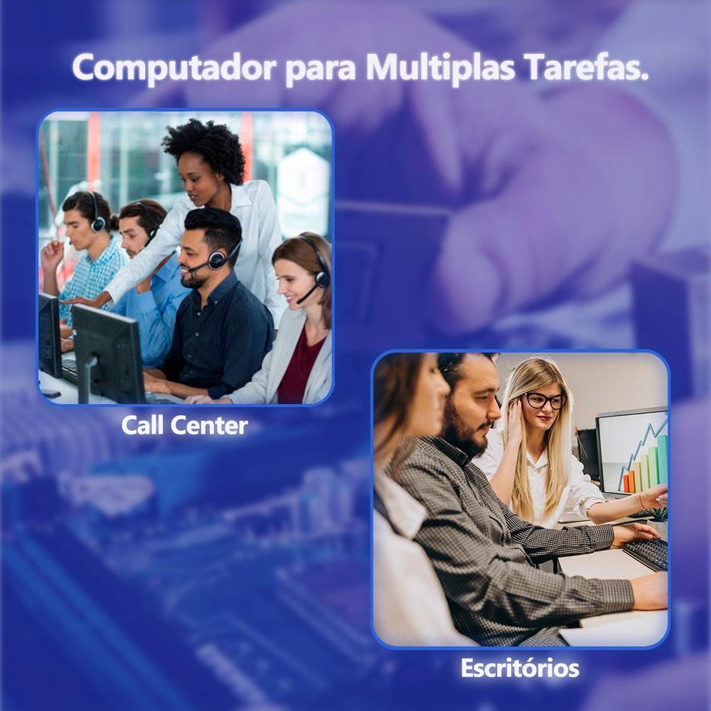Kit Upgrade Intel Core I5 2ª Geração, 4gb Ram, SSD 120GB, Conexões Usb/vga/hdmi/lan/som