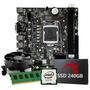 Kit Upgrade Intel Core I5 2ª Geração, 8GB Ram, SSD 240GB, Conexões Usb/vga/hdmi/lan/som