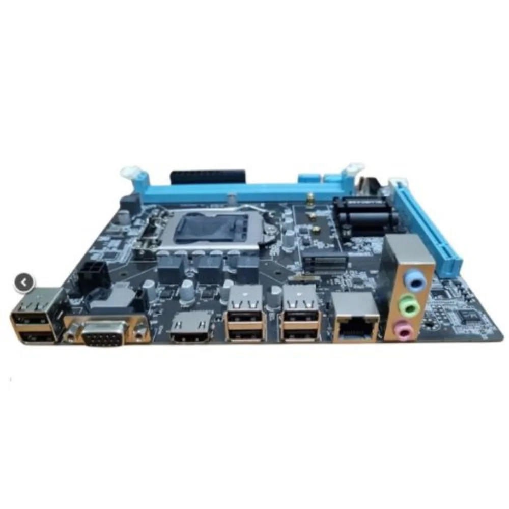 Placa Mãe H61 Bluecase Bmbh61-g2hg-m2 10/100/1000 - Com Slot M2 O&m 6