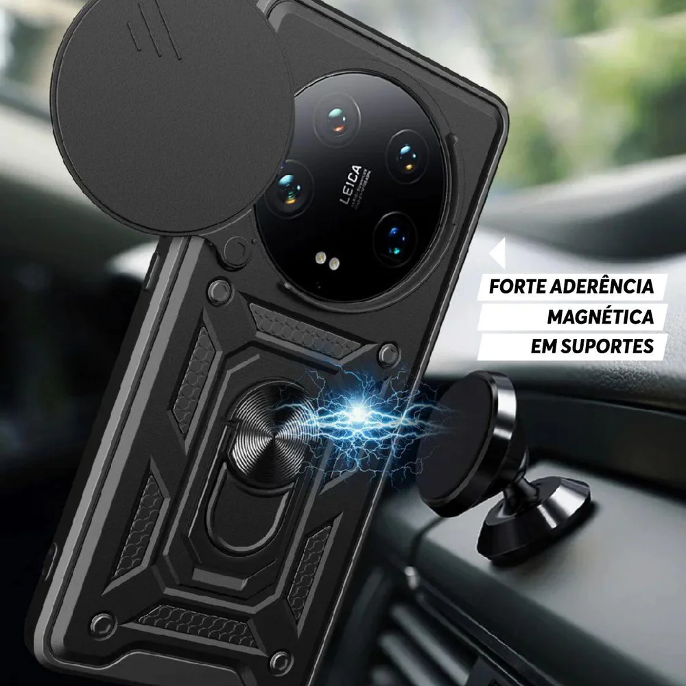 Imagem 4 de 5 do produto Capa Militar P/ Xiaomi Mi 13 Ultra - Capinha Case Protetora Anti Impacto Queda Armadura Resistente