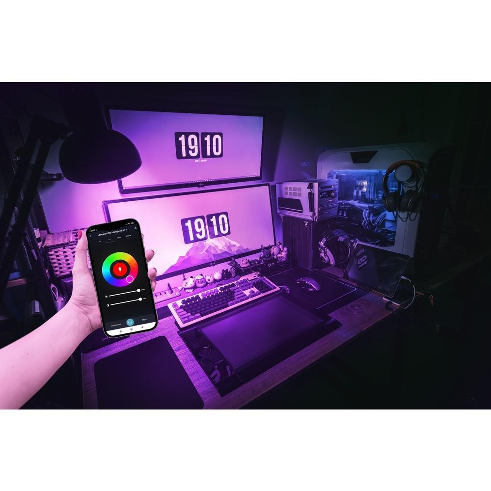 Imagem 5 de 5 do produto Lâmpada LED RGB 10w Inteligente Wi-fi - Aquário Lp-10w