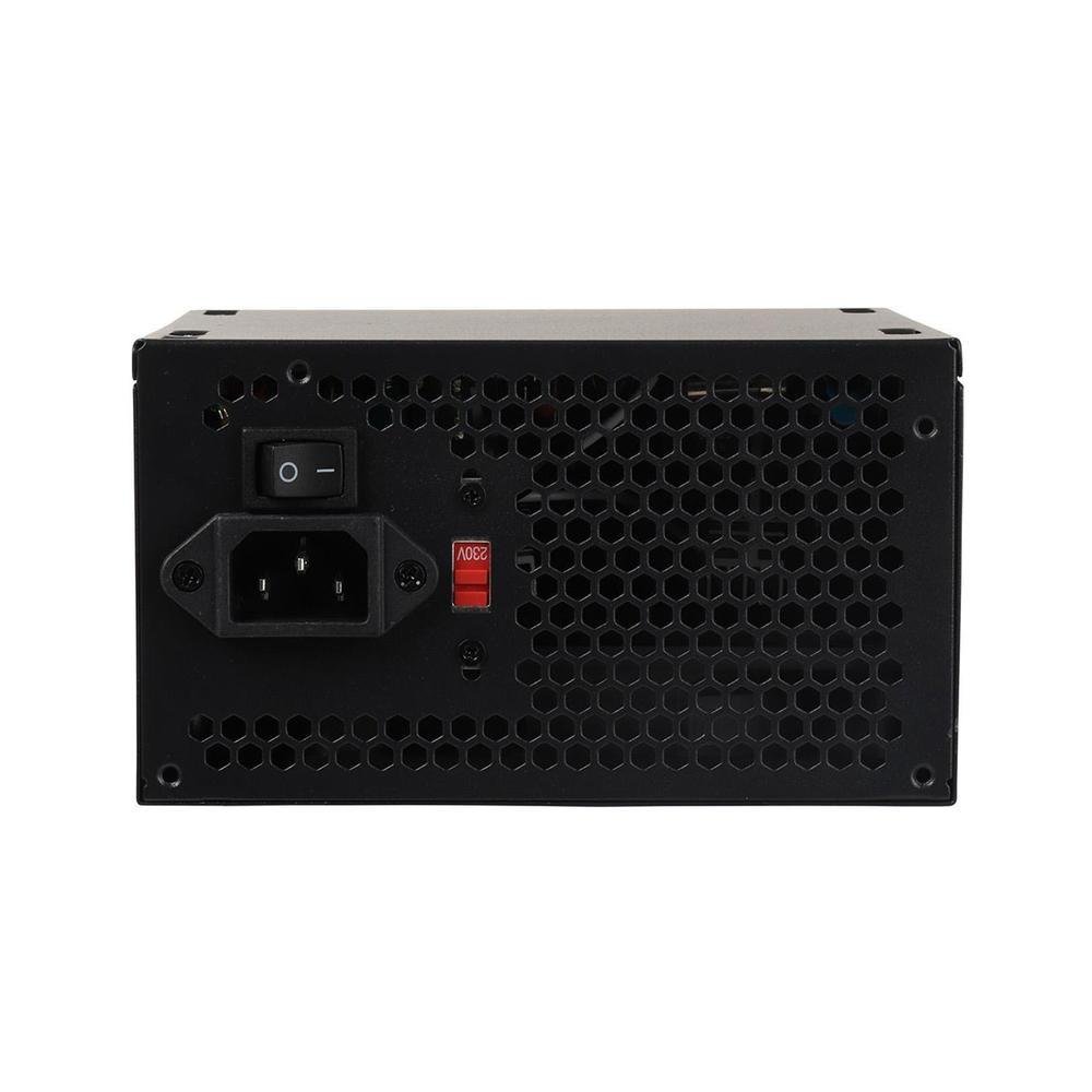 Imagem 5 de 5 do produto Fonte Atx 500w Fortrek Crusader, Bivolt Manual, Cooler 120mm, Preto - 76955