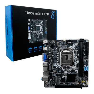 Placa Me H81a Micro ATX KaBuM