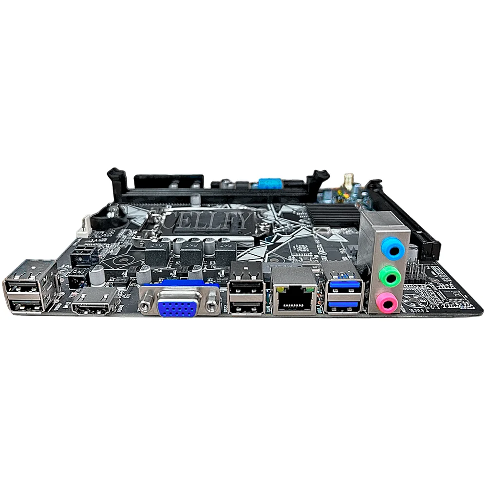 Placa Mãe H81a, Micro ATX, DDR3, LGA 1150, Intel Audio Integrado, 16GB 7