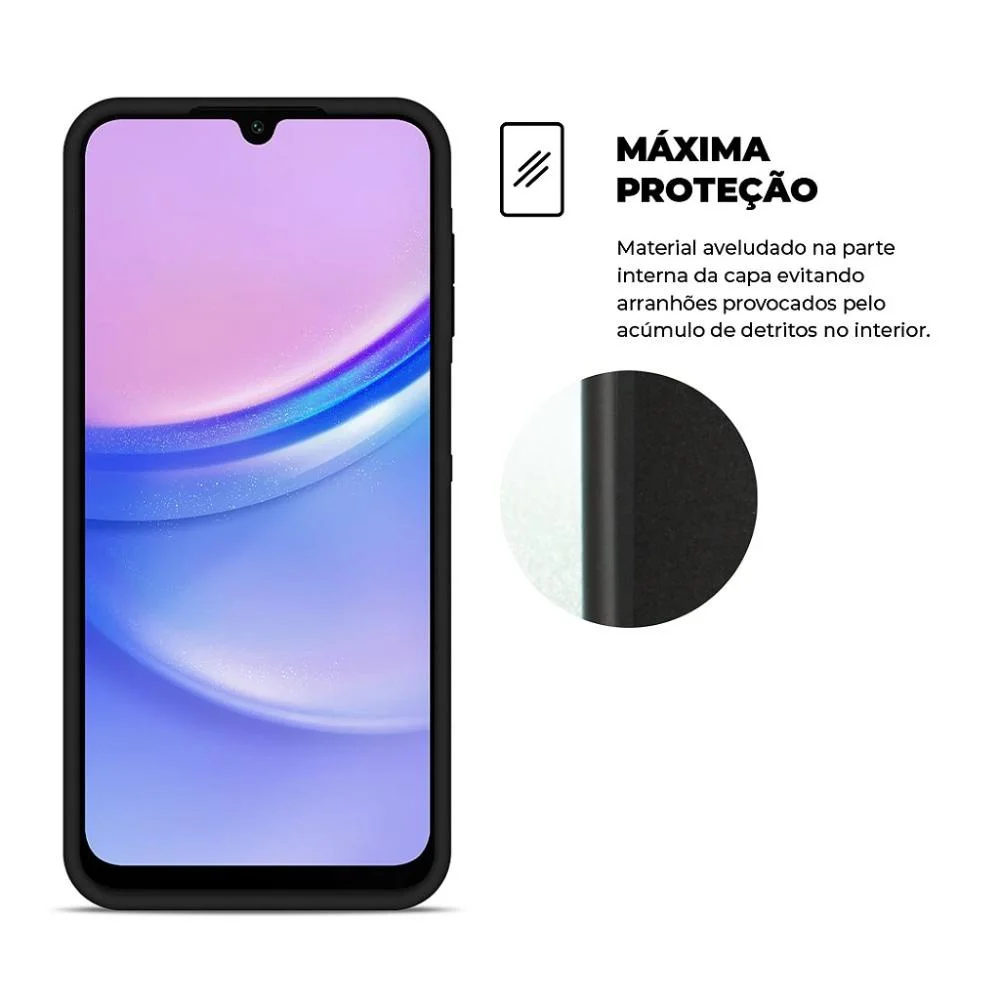 Imagem 2 de 5 do produto Capa Para Samsung Galaxy A15 5g - Silicon Veloz - Gshield