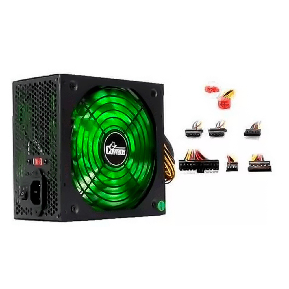 Imagem 2 de 4 do produto Fonte De Alimentação  Knup Cowboy Kp-534, Para PC, 500w, Preta, 115v/230v