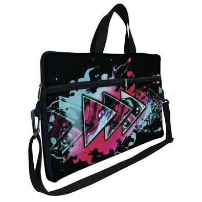 Case Capa Maleta Premium Para Notebook Laptop De 17 E 17,3 Com Alça De Mão Alça De Ombro E Zíper Lateral - Play
