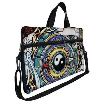 Case Capa Maleta Premium Para Notebook Laptop De 17 E 17,3 Com Alça De Mão Alça De Ombro E Zíper Lateral - Bussola