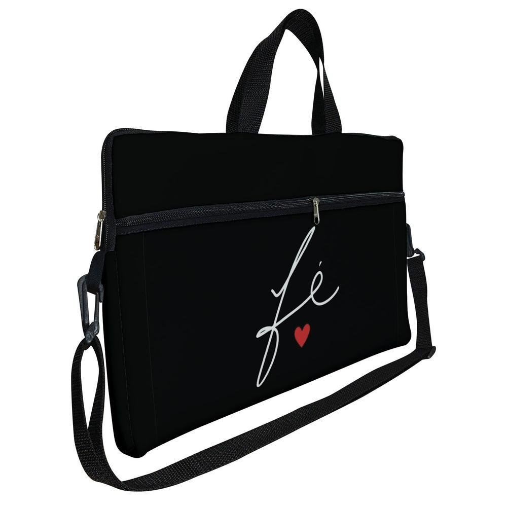 Case Capa Maleta Premium Para Notebook Laptop De 17 E 17,3 Com Alça De Mão Alça De Ombro E Zíper Lateral - Fé Case Capa Maleta Premium Para Notebook Laptop De 17 E 17,3 Com Alça De Mão Alça De Ombro E Zíper Lateral - Fé
