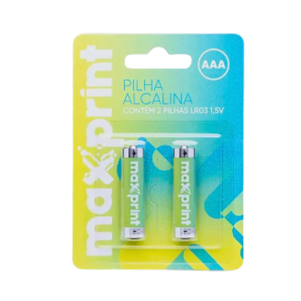 Pilha Alcalina Max Aaa Pal C/2 Aaa Max 2