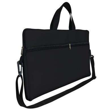 Case Capa Maleta Premium Para Notebook Laptop De 15,6 Com Alça De Mão Alça De Ombro E Zíper Lateral - Preto