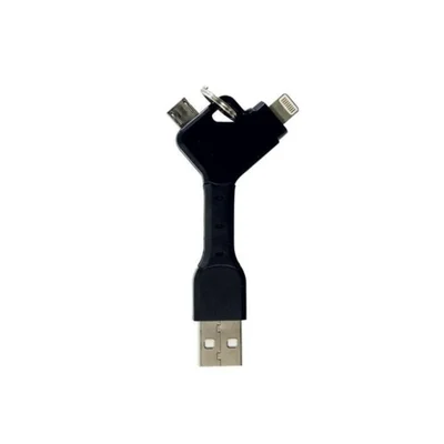 Cabo Chave Micro Usb E Lightning Newlink Cv400 Preto