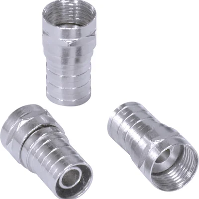 Conector F Para Rg59 Ev25 - Pc / 10