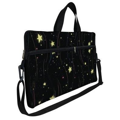 Case Capa Maleta Premium Para Notebook Laptop De 15,6 Com Alça De Mão Alça De Ombro E Zíper Lateral - Estrela
