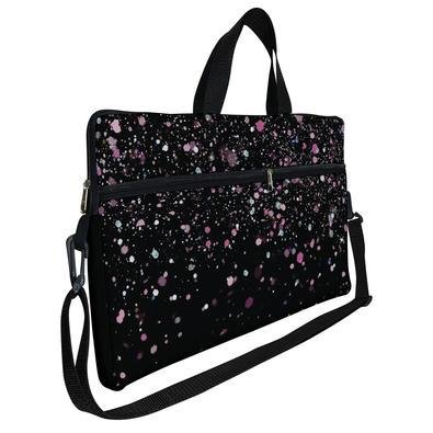 Case Capa Maleta Premium Para Notebook Laptop De 15,6 Com Alça De Mão Alça De Ombro E Zíper Lateral - Brilho