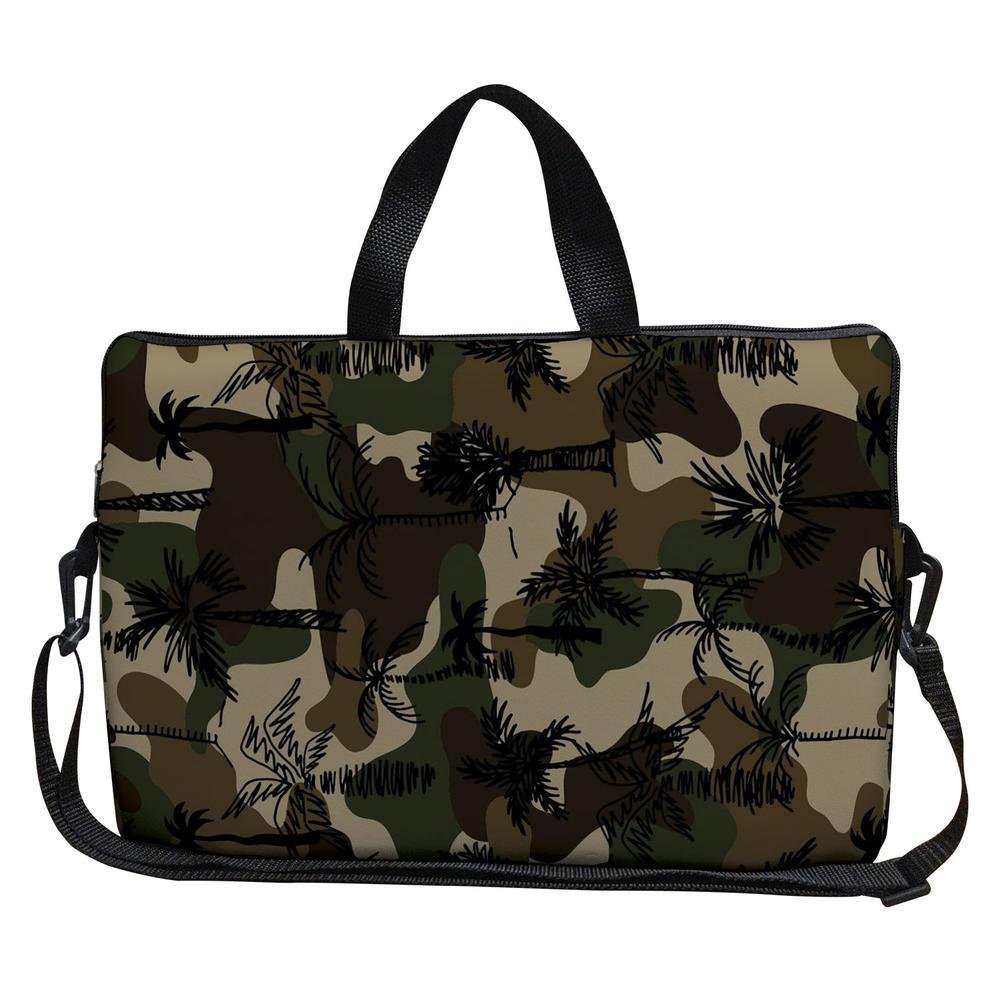 Case Capa Maleta Premium Para Notebook Laptop De 15,6 Com Alça De Mão Alça De Ombro E Zíper Lateral - Camuflado Case Capa Maleta Premium Para Notebook Laptop De 15,6 Com Alça De Mão Alça De Ombro E Zíper Lateral - Camuflado