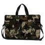 Case Capa Maleta Premium Para Notebook Laptop De 15,6 Com Alça De Mão Alça De Ombro E Zíper Lateral - Camuflado