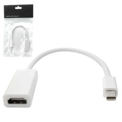 Cabo Mini Displayport Macho Para HDMI Femea