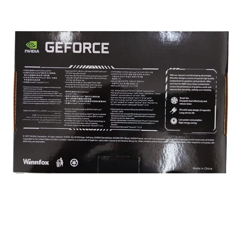 Geforce G210 1gb GDDR3 64bits - Winnfox - G210-1gd3 5
