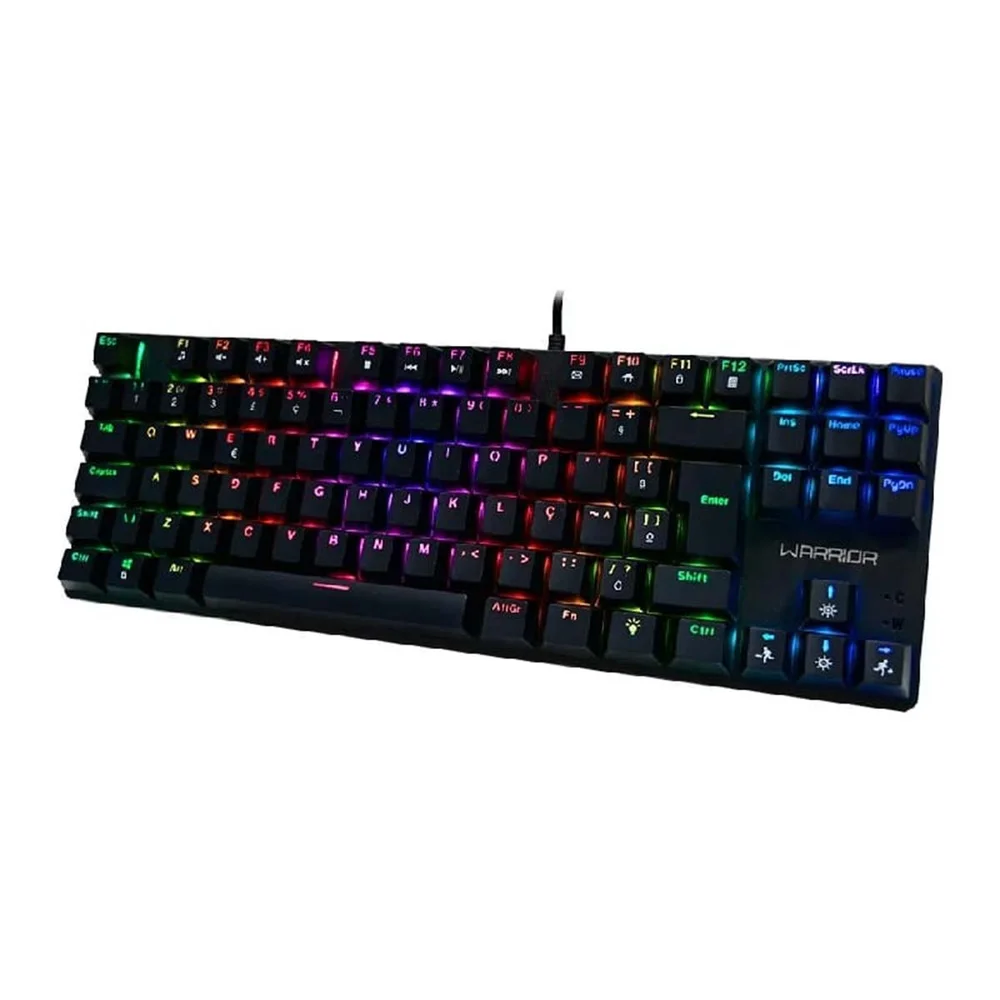 Imagem 3 de 4 do produto Teclado Gamer Mecânico Royal Cross Tkl Blue Switch Abnt2 RGB Preto Multi - Tc312